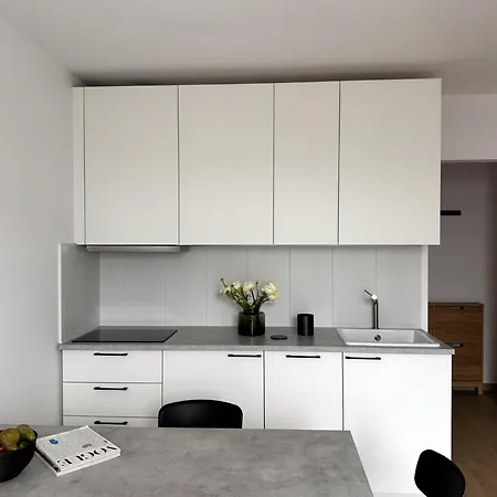 Torunska White Apartment Warsaw